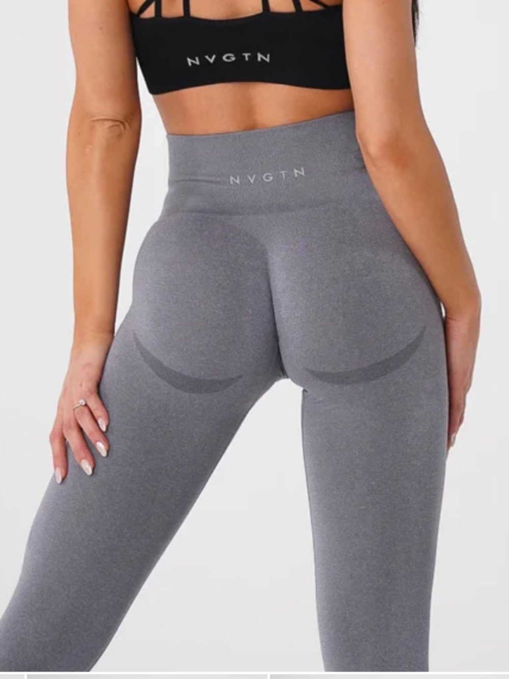 NVGTN Taupe Contour Seamless Leggings, Medium